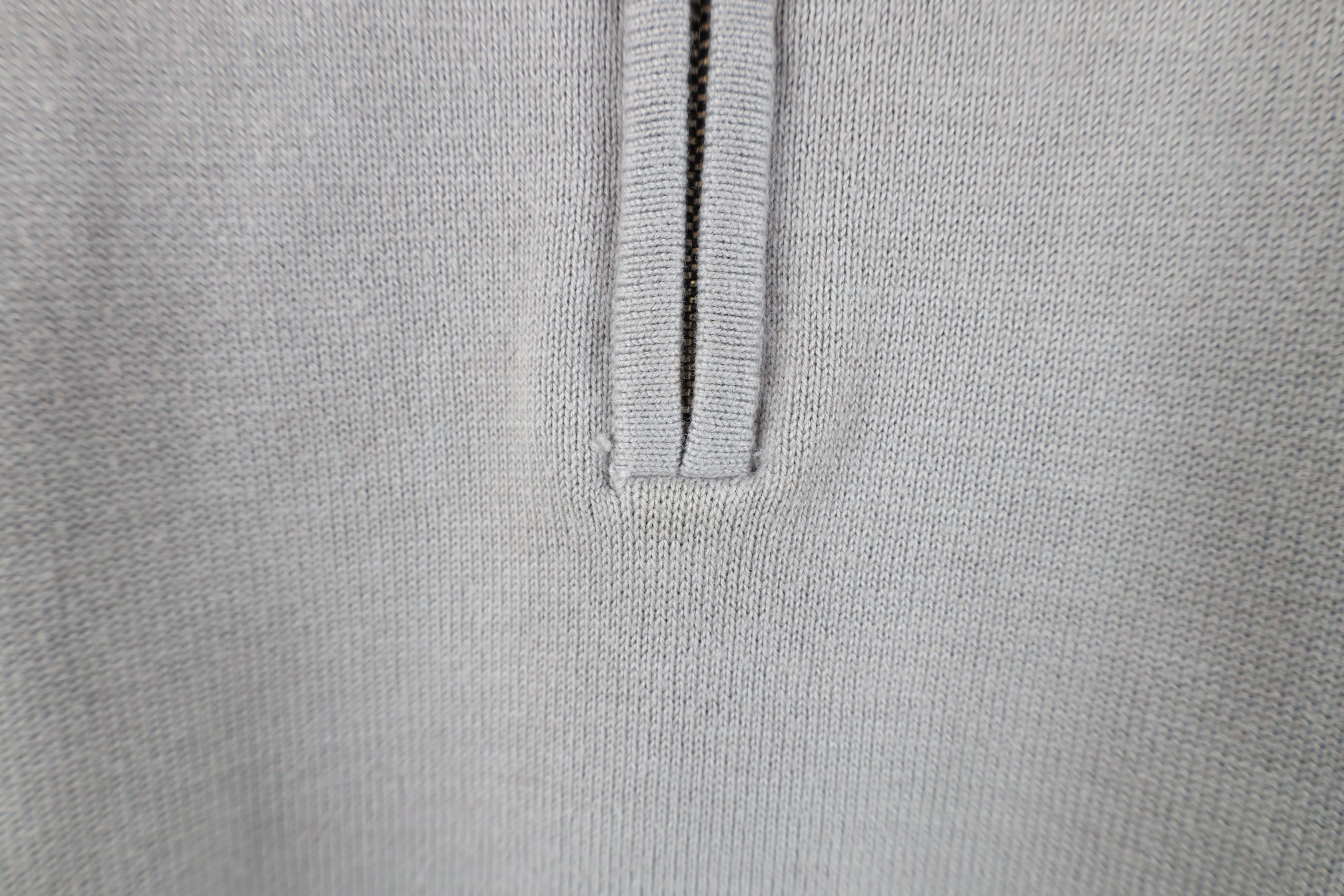 Vintage Vintage Maumee Bay Golf Course Half Zip Knit Sweater Gray Size US XL / EU 56 / 4 - 5 Thumbnail