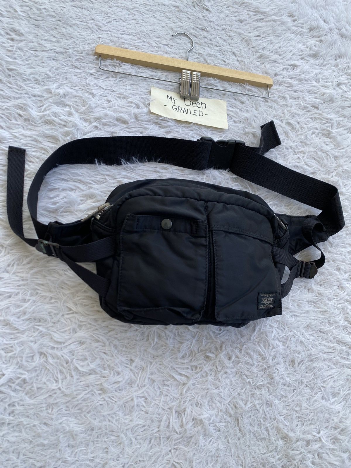 Porter Rare Yoshida PORTER Tanker Nylon Black Waist Bag Size ONE SIZE - 6 Thumbnail