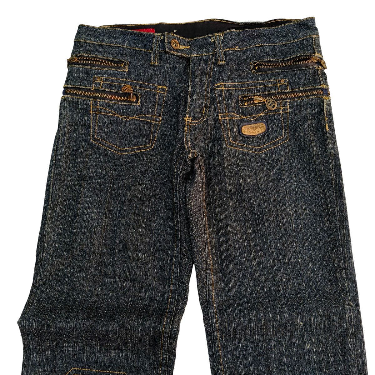 Pepe Jeans Vintage Y2K Pepe Jeans Dark Wash Zipper Pocket Denim Size US 30 / EU 46 - 6 Thumbnail