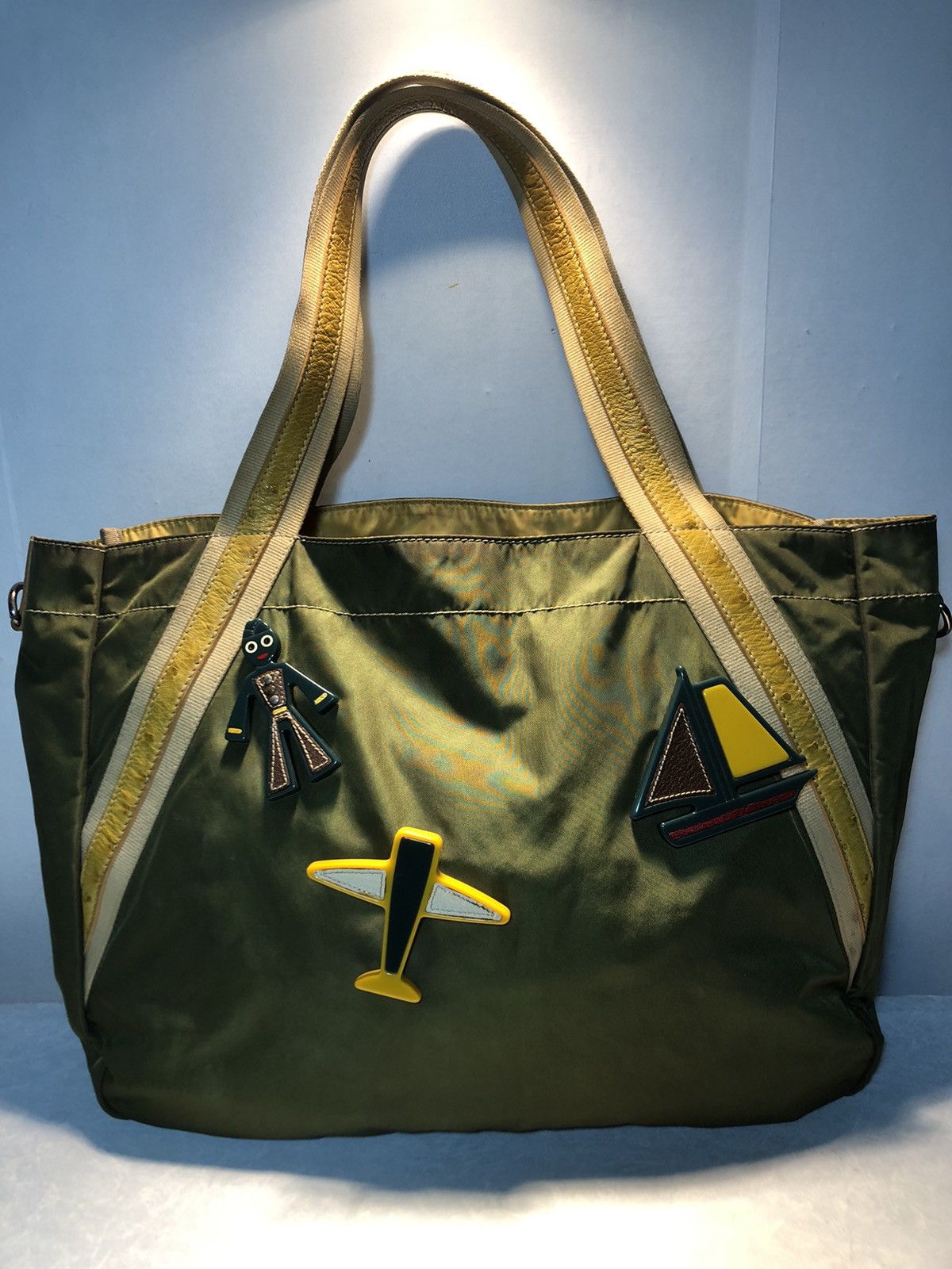 Prada × Vintage Prada tessuto tote bag Size ONE SIZE - 2 Thumbnail