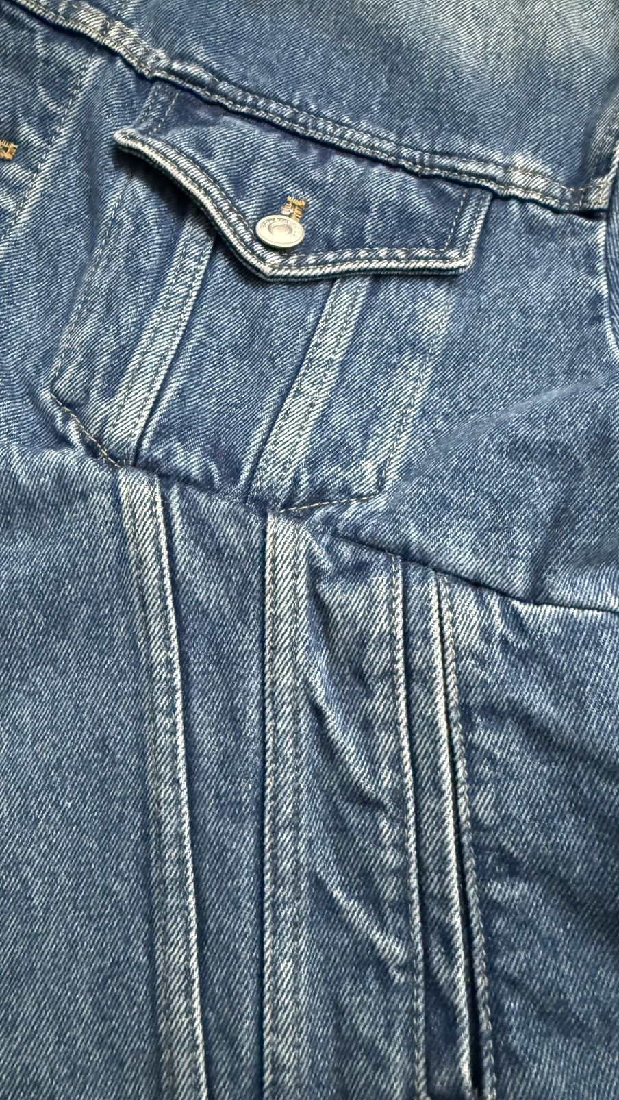 Balenciaga Unisex Blue Swing Denim Jacket RRP$2,150 Size XS / US 0-2 / IT 36-38 - 17 Thumbnail
