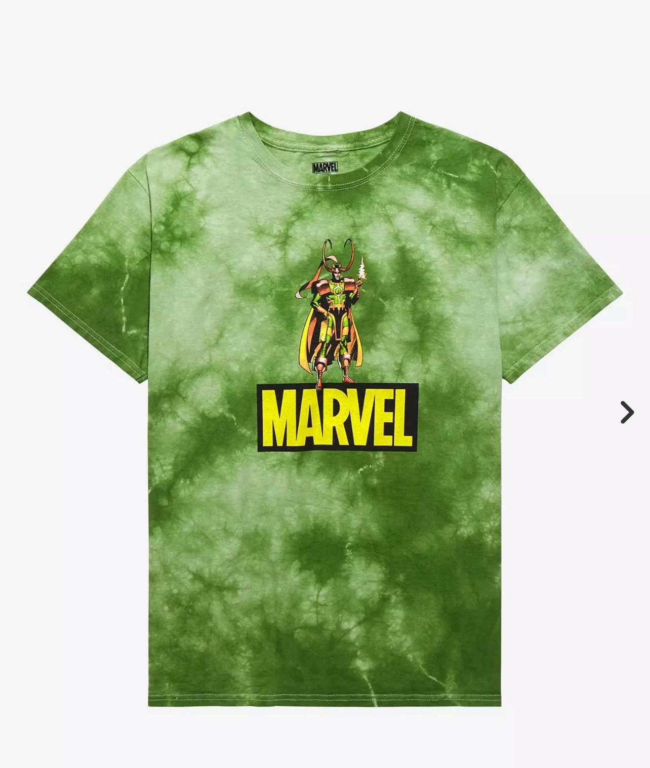 Marvel Comics Marvel LOKI Box Logo Adult Tie Dye Tee BoxLunch Exclusive Size US L / EU 52-54 / 3 - 1 Thumbnail