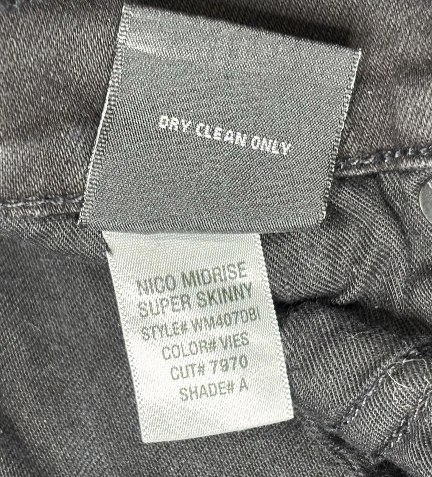 Hudson Hudson Jeans Womens 26x29 Studded Nico Midrise Skinny USA Size 26" / US 2 / IT 38 - 11 Thumbnail