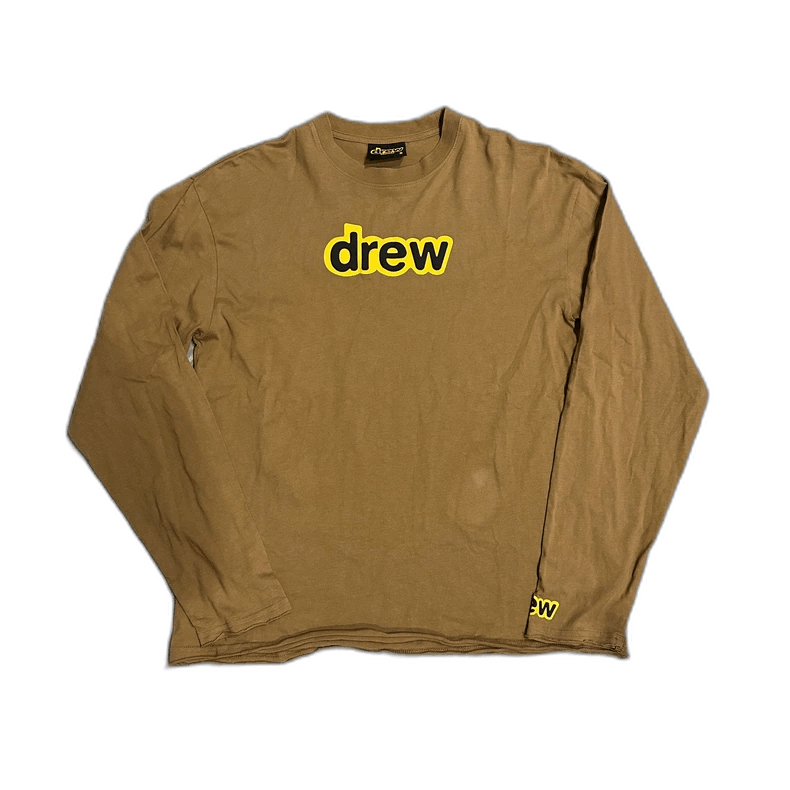 Hood By Air DrewHouse Brown Long Sleeve T-Shirt with Logo Size US S / EU 44-46 / 1 - 1 Thumbnail