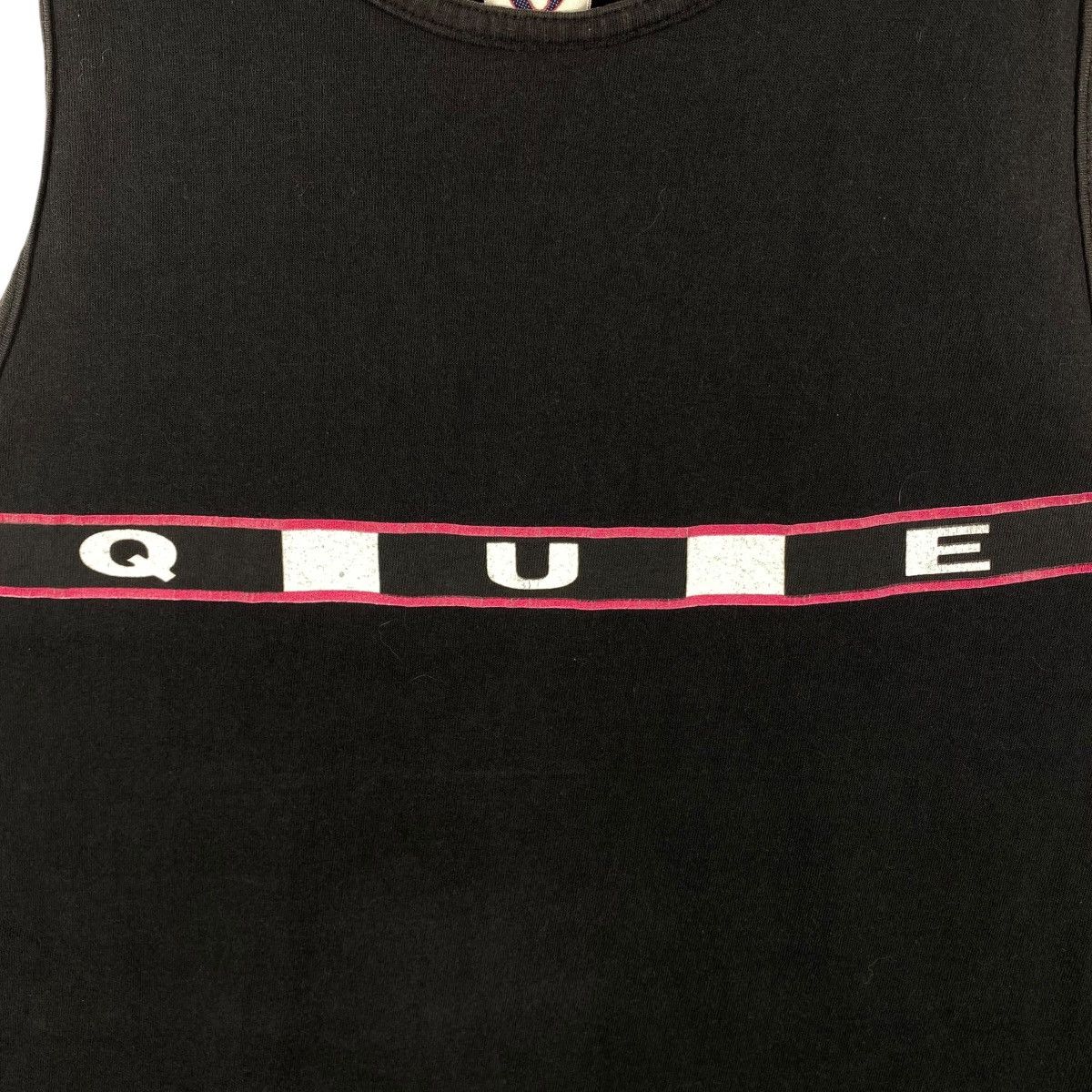 Vintage Vintage 90's QUE Spell Out Logo Surf Tank Tops Medium Size Size US M / EU 48-50 / 2 - 2 Thumbnail