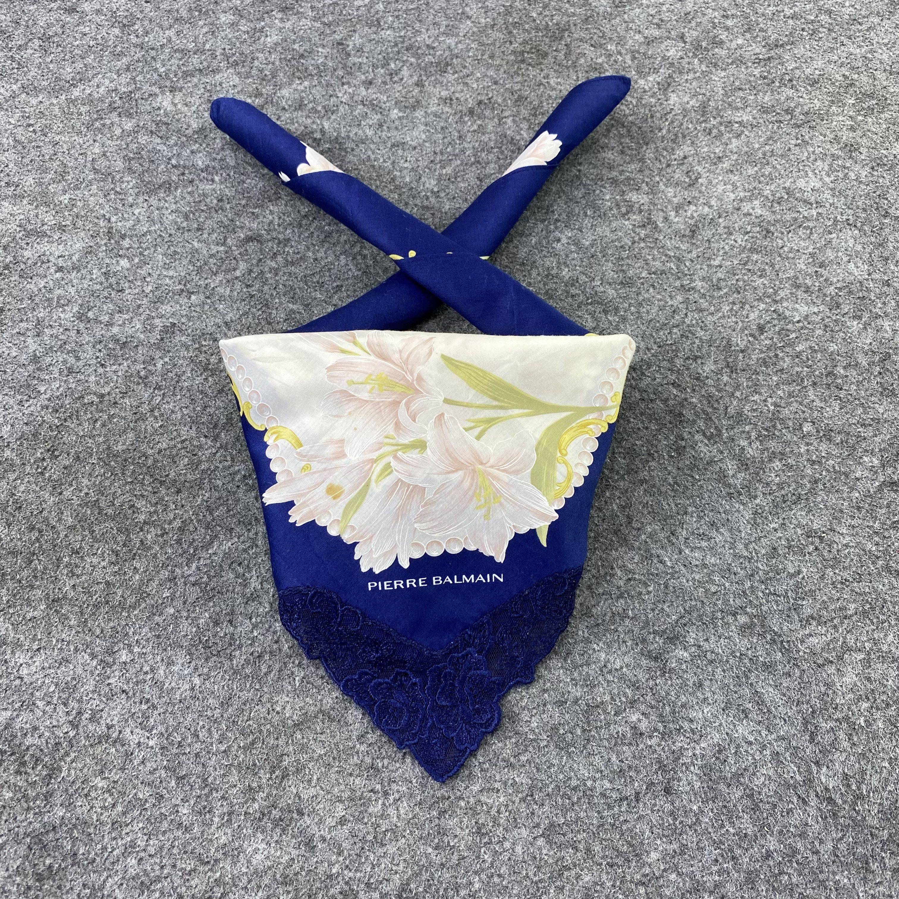 Pierre Balmain Pierre Balmain Handkerchief / Bandana / Neckerchief-B1093 Size ONE SIZE - 2 Thumbnail