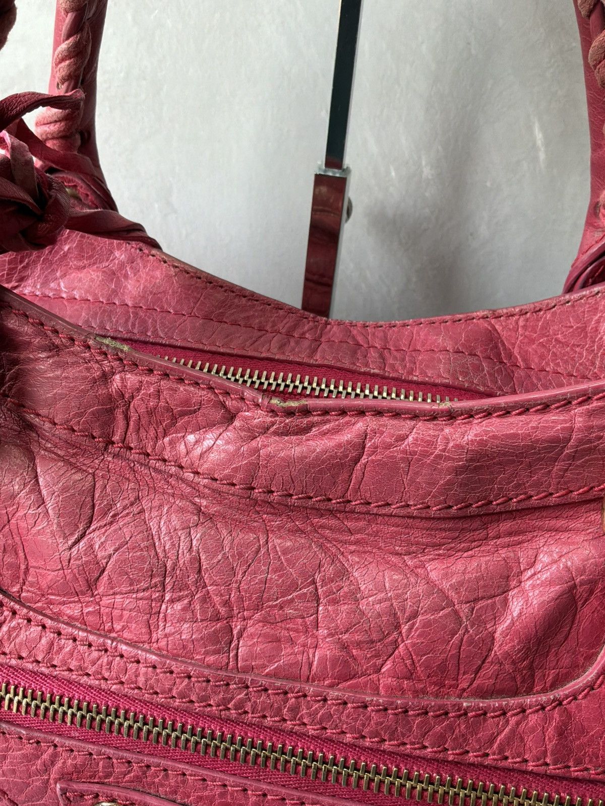 Balenciaga Balenciaga - Classic City Pink Lambskin Bag Size ONE SIZE - 8 Thumbnail
