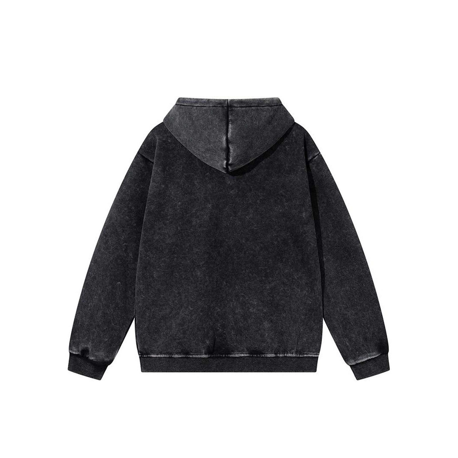 Japanese Brand Black Vintage Graphic Zip-Up Hoodie, Casual Streetwear Size US M / EU 48-50 / 2 - 2 Thumbnail