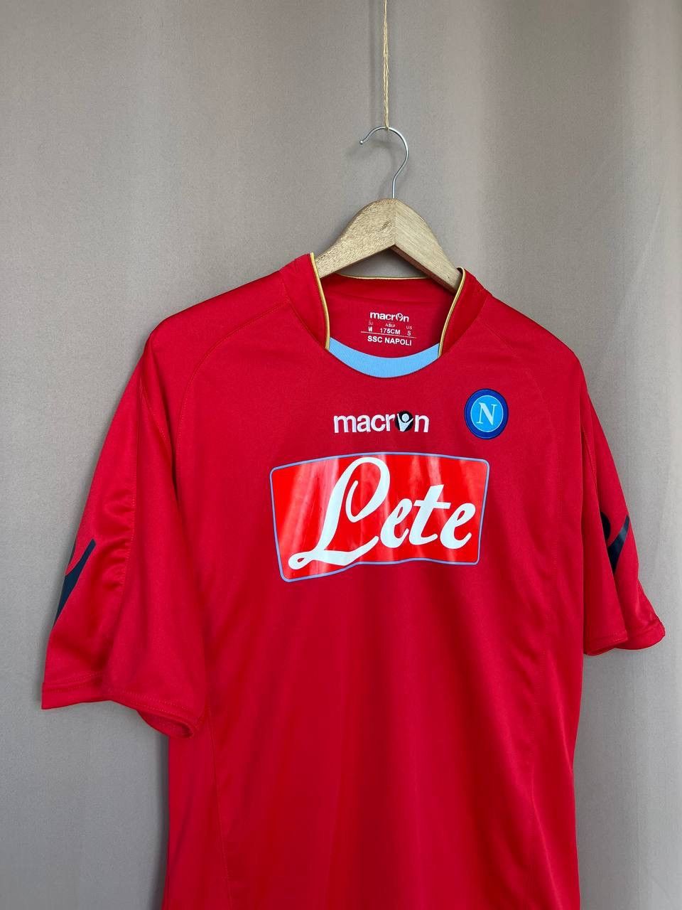 Macron Napoli 2009/10 Third Football Jersey Quagliarella Size S/M Size US S / EU 44-46 / 1 - 3 Thumbnail