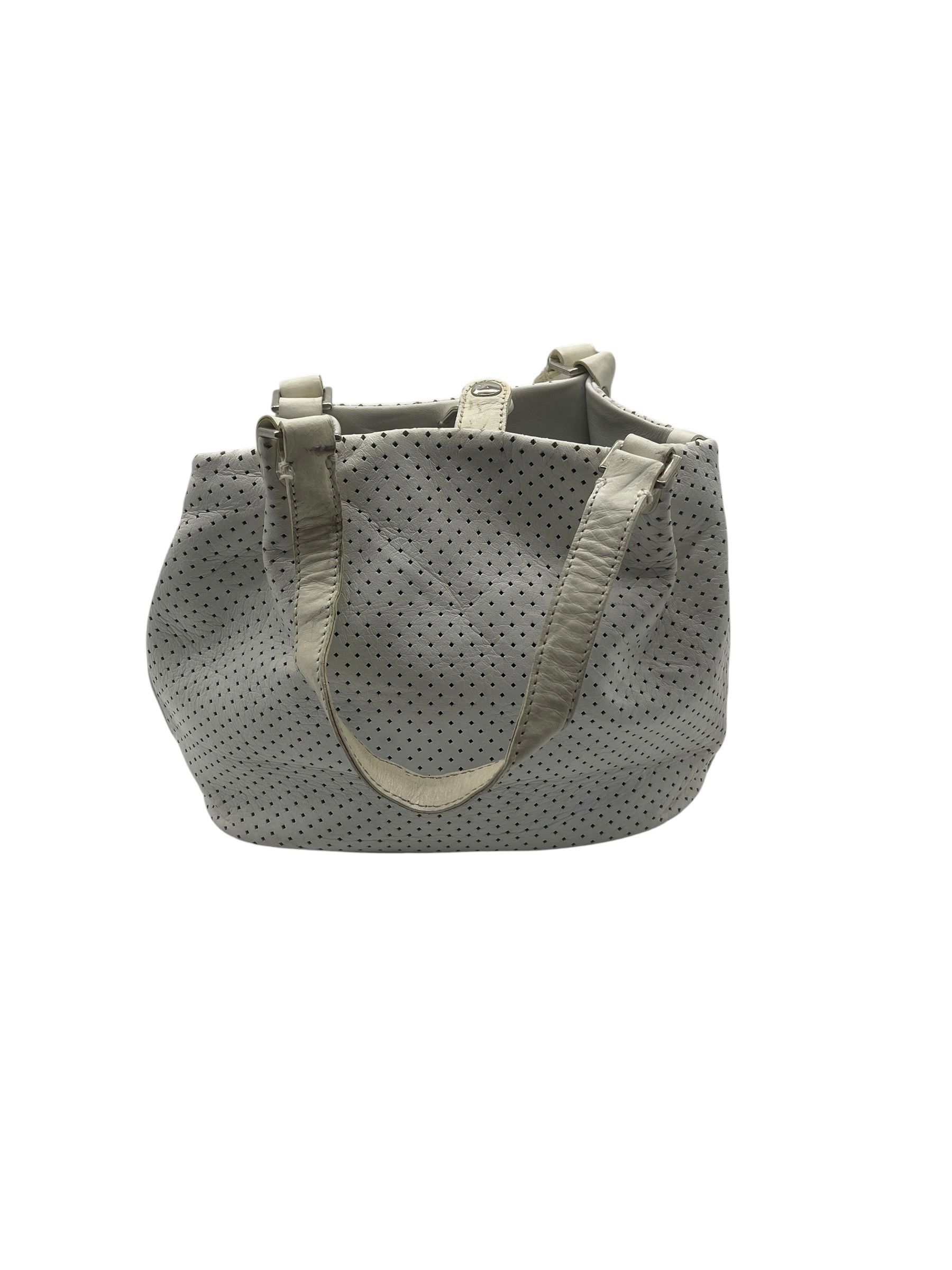agnes b. Vintage agnès b. Voyage Perforated Leather Tote Shoulder Bag Size ONE SIZE - 4 Thumbnail