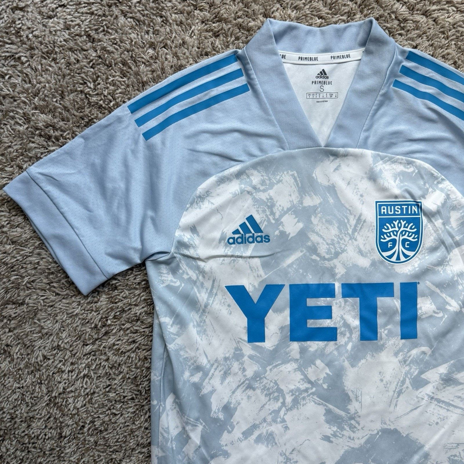 Adidas Adidas Austin FC PRIMEBLUE YETI Soccer Jersey Size S Blue Size US S / EU 44-46 / 1 - 4 Thumbnail