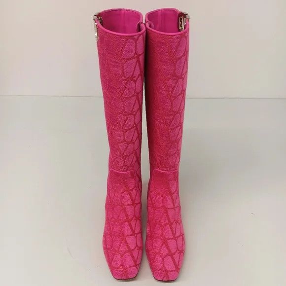 Valentino Valentino Garavani Toile Iconographe VLogo Boots - EU36.5 Size US 6.5 / IT 36.5 - 3 Thumbnail