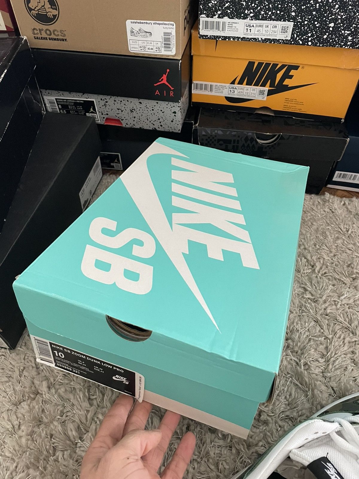 Nike SB Nike Zoom Dunk Low SB Pro Camo Size US 10 / EU 43 - 12 Thumbnail