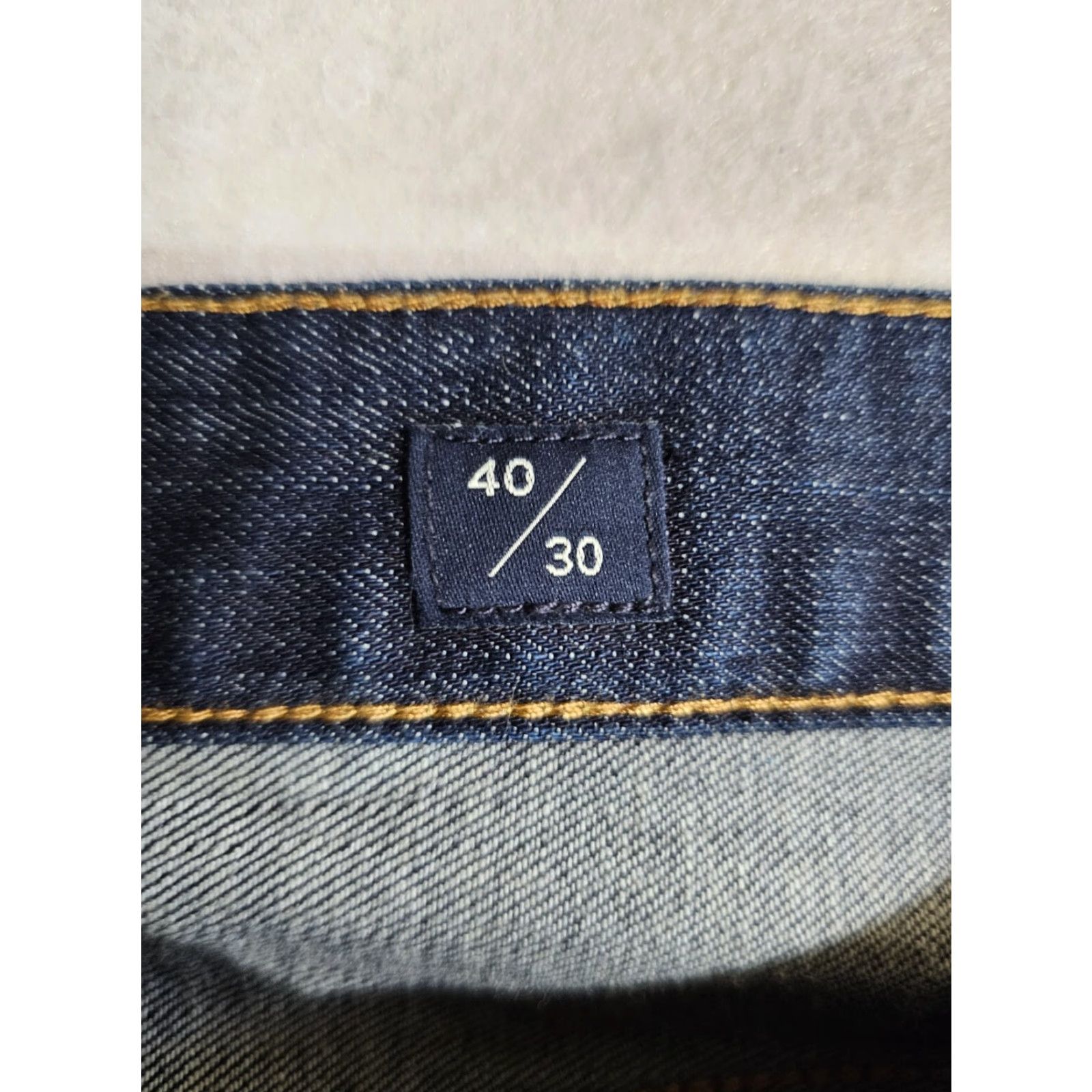 Lucky Brand Lucky Brand Signature Denim Jeans 410 Athletic Slim Dark Wash Men 40x30 Denim Jeans Slim Straight Logo USA 410 Athletic Slim Dark Wash Mens 40x30 Size US 40 / EU 56 - 5 Thumbnail