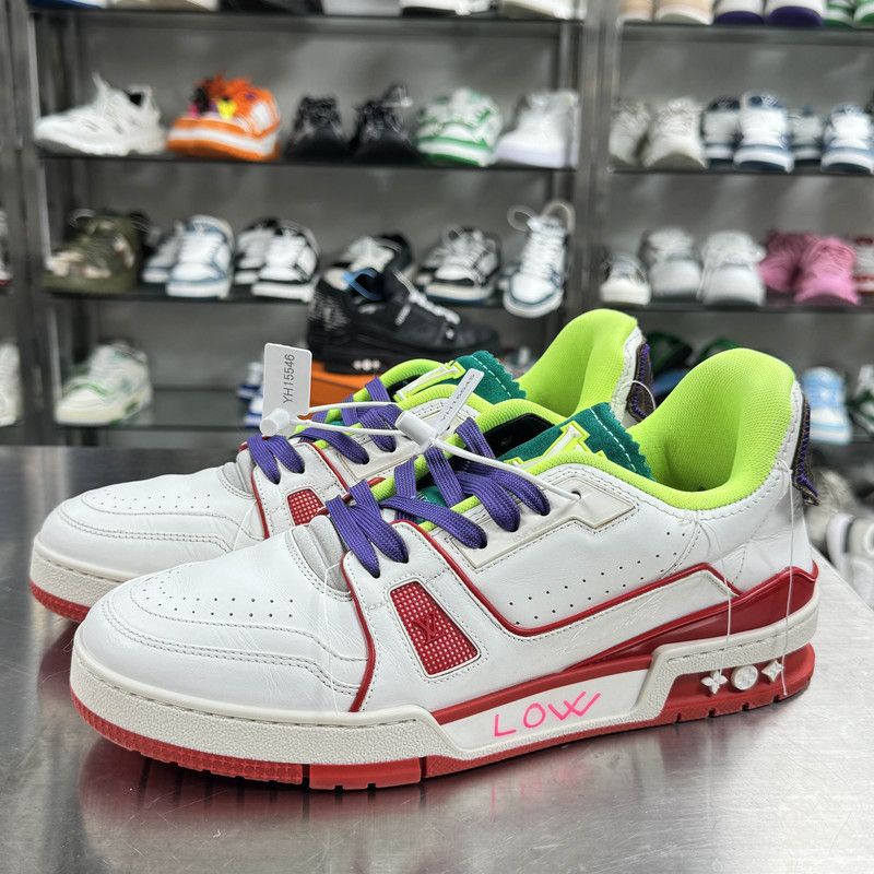 Louis Vuitton Louis Vuitton Trainer Upcycling Low Casual Sneakers 0079 Size US 8 / EU 41 - 1 Thumbnail