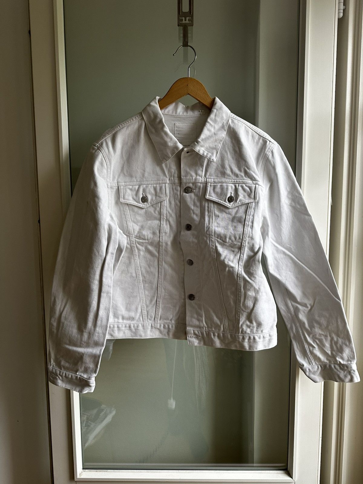 Helmut Lang Helmut Lang White Denim Jacket Size US M / EU 48-50 / 2 - 1 Thumbnail