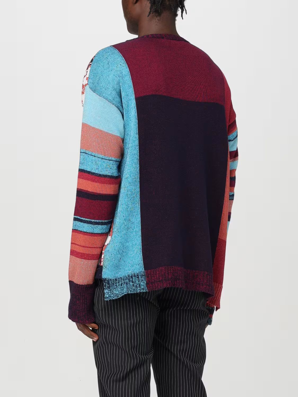 Vivienne Westwood o1srvl11e0326 Graffiti-jacquard Sweater in Multicolor Size US S / EU 44-46 / 1 - 3 Thumbnail