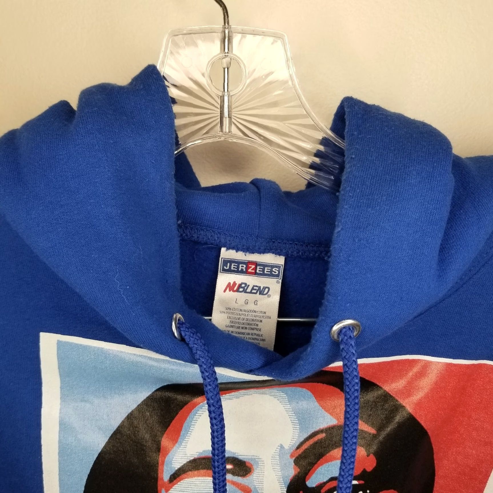 Jerzees Jerzees Hoodie Mens L Blue We Are The Hope Occupy Wall St. Pullover Size US L / EU 52-54 / 3 - 3 Thumbnail