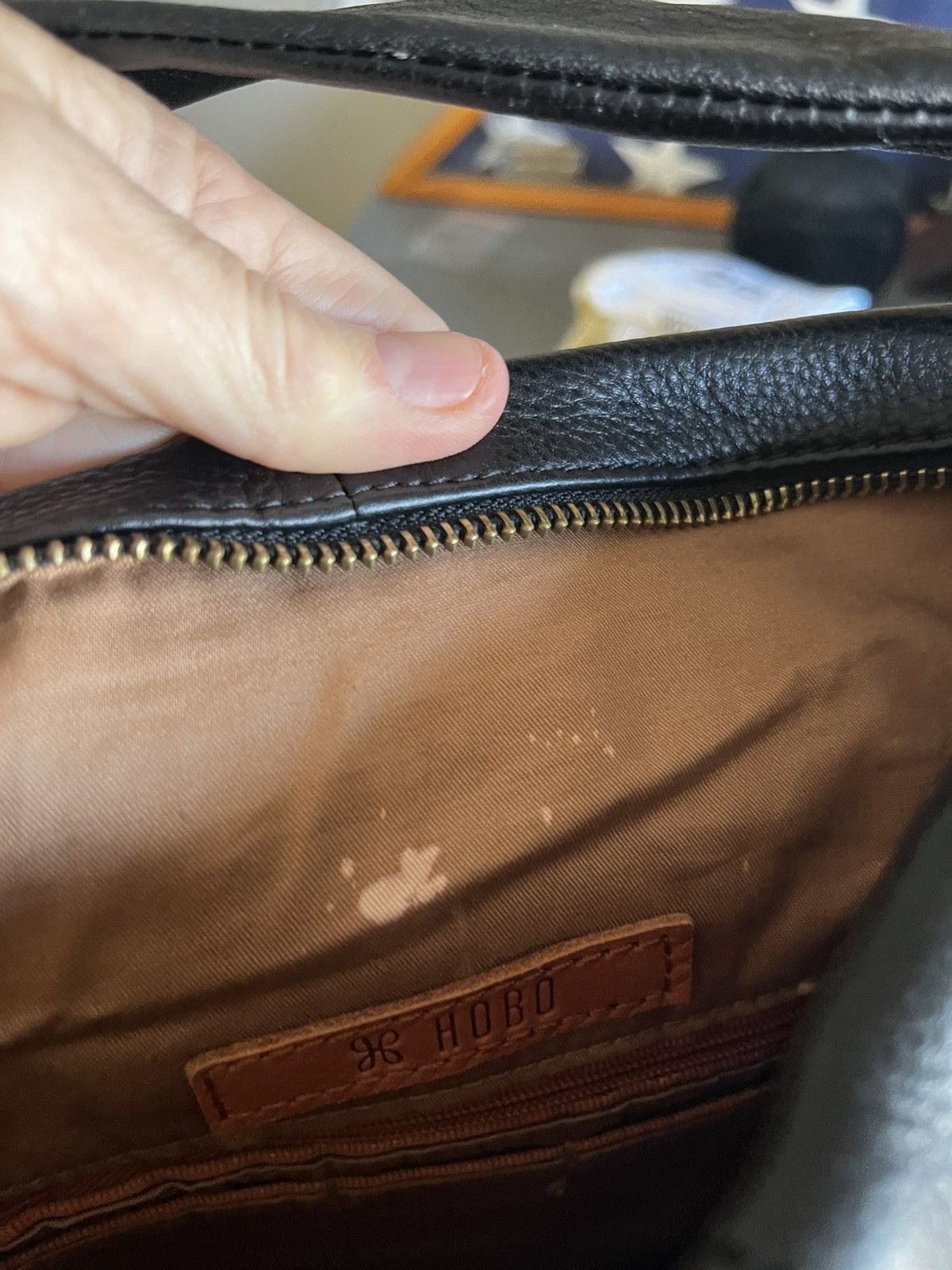 Hobo HOBO brand genuine leather shoulder bag in pebbled leather. Size ONE SIZE - 5 Thumbnail
