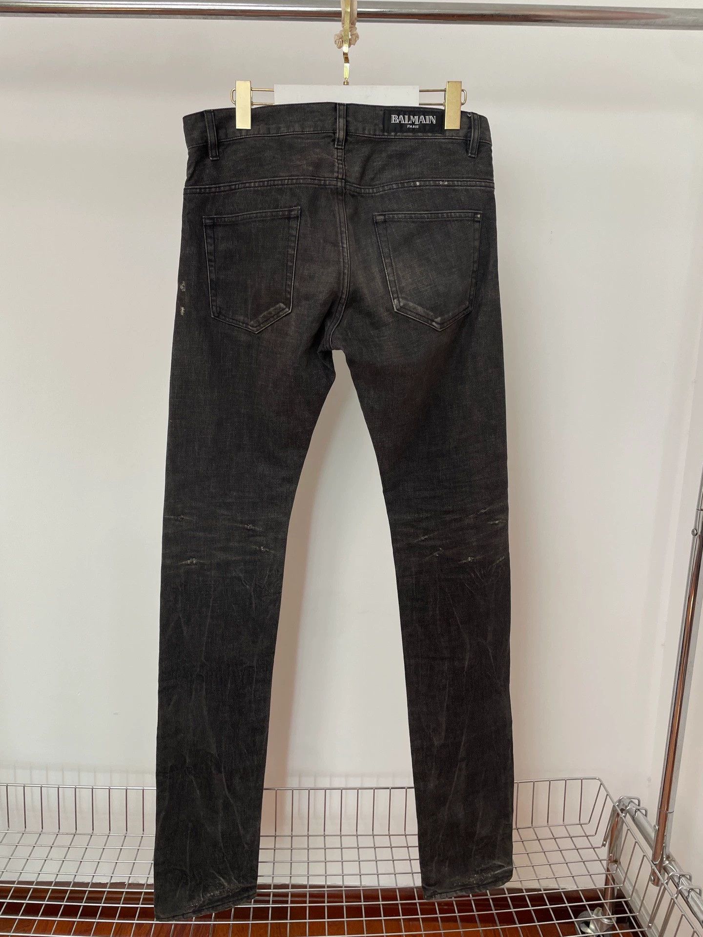 Balmain Balmain Cut-Out Jeans New With Tags Japan Made 30 Size US 30 / EU 46 - 2 Thumbnail