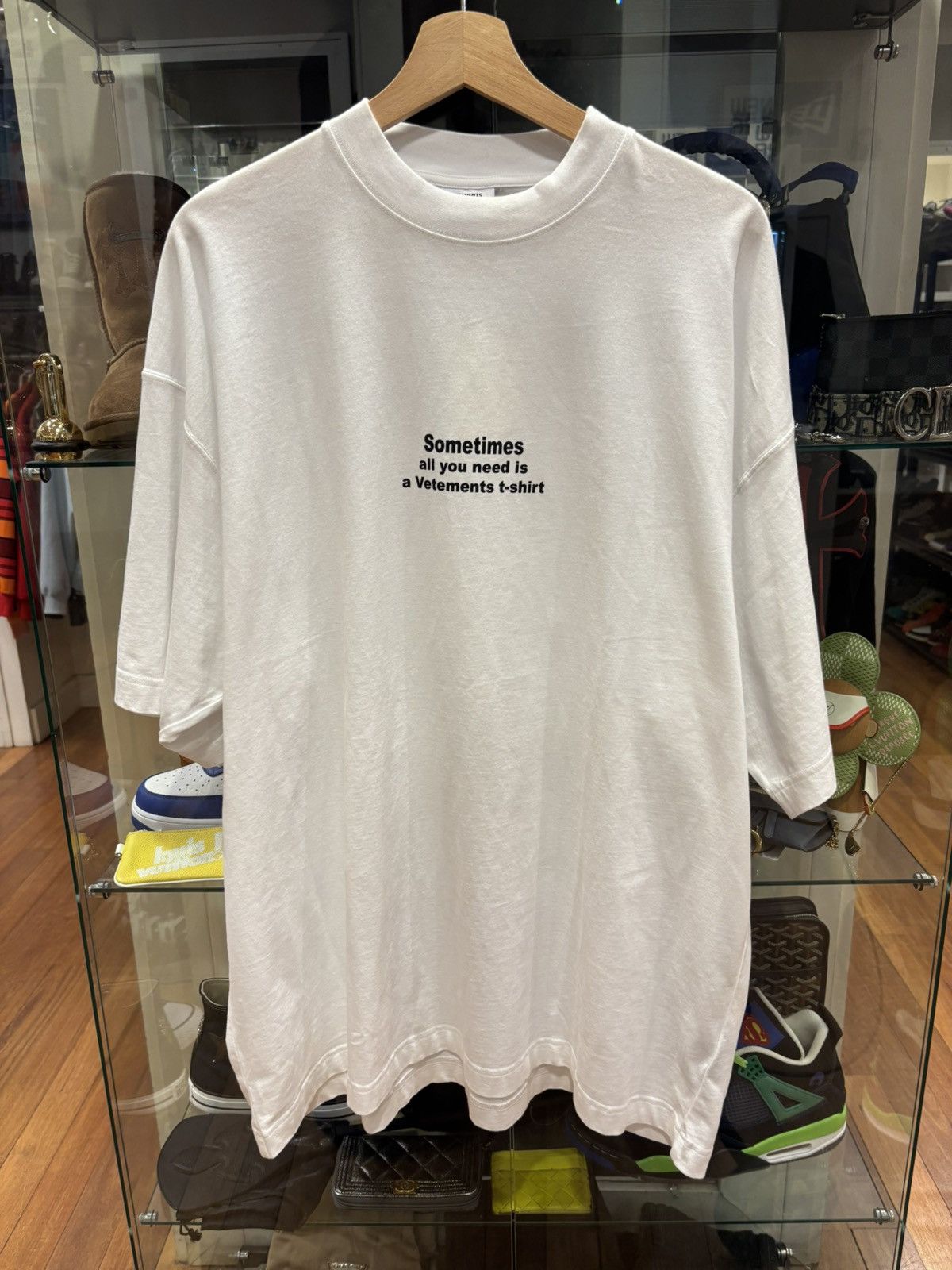 Vetements Vetements Sometimes All You Need is a Vetements T-Shirt Size US XS / EU 42 / 0 - 1 Thumbnail