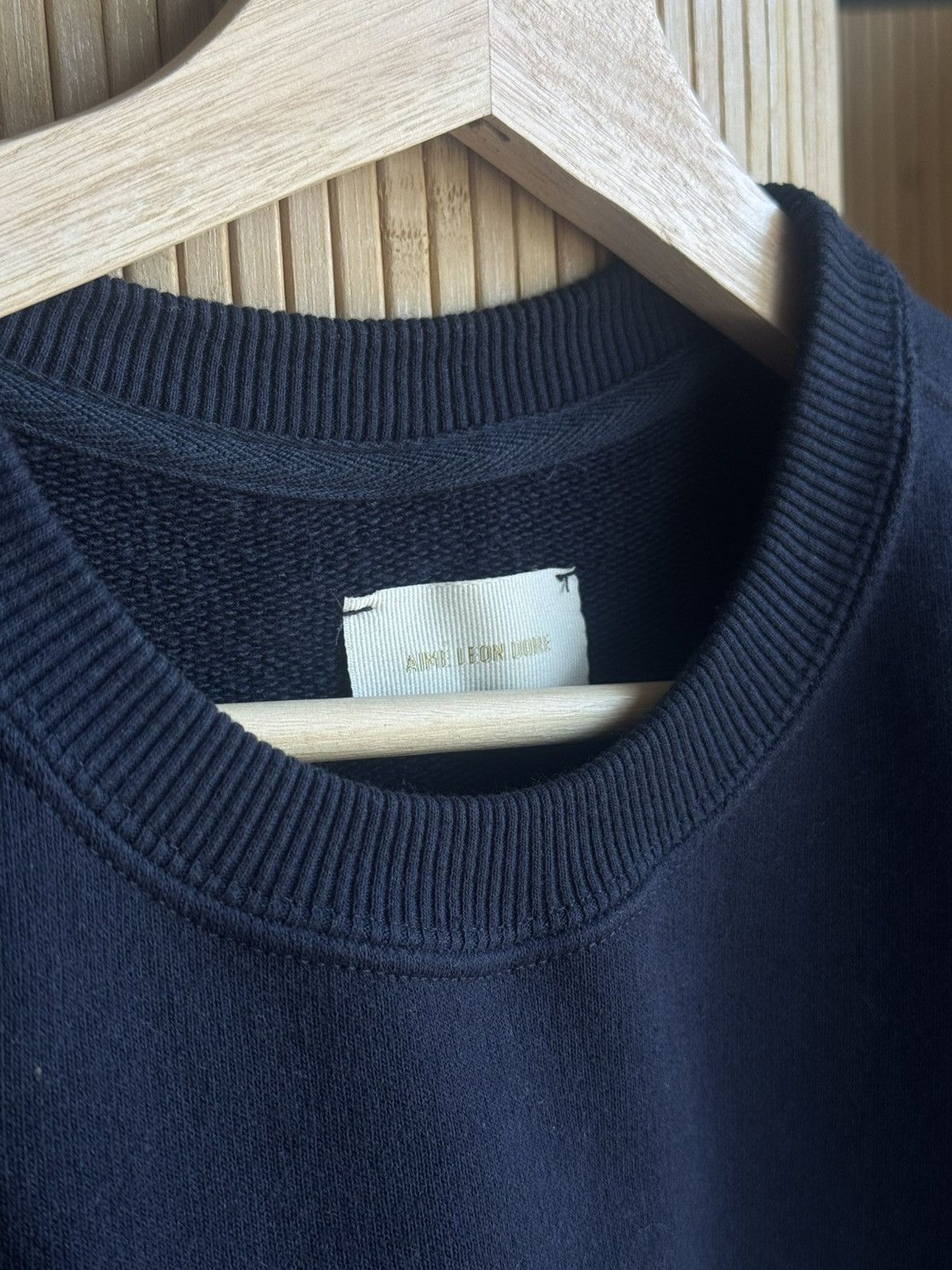 Aime Leon Dore Aime Leon Dore Navy Crewneck - Size L Size US L / EU 52-54 / 3 - 2 Thumbnail