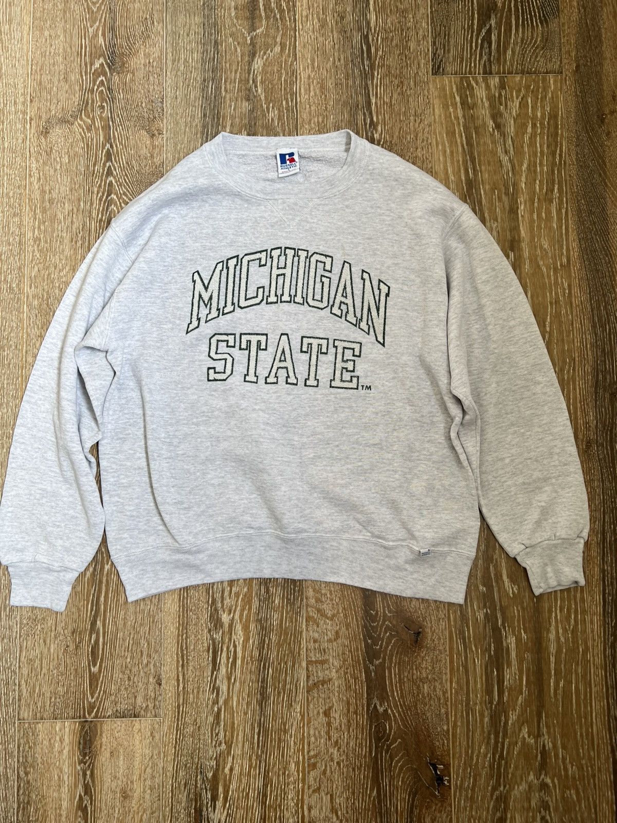 Russell Athletic Vintage michigan state russel athletic sweater Size US L / EU 52-54 / 3 - 1 Thumbnail