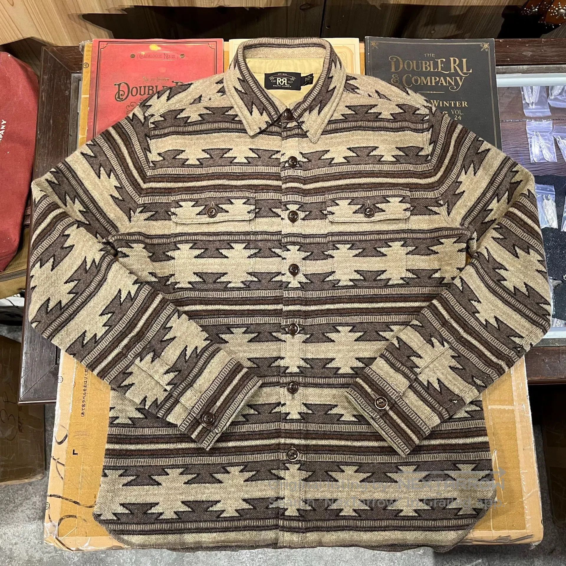 RRL Ralph Lauren southwest patterned wool shirt by rrl. Size US M / EU 48-50 / 2 - 1 Thumbnail