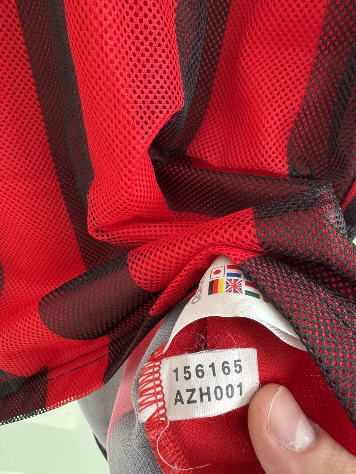 Adidas Vintage Seedorf #20 Milan 2002-2003 Home Soccer Jersey Shirt Size US M / EU 48-50 / 2 - 17 Thumbnail