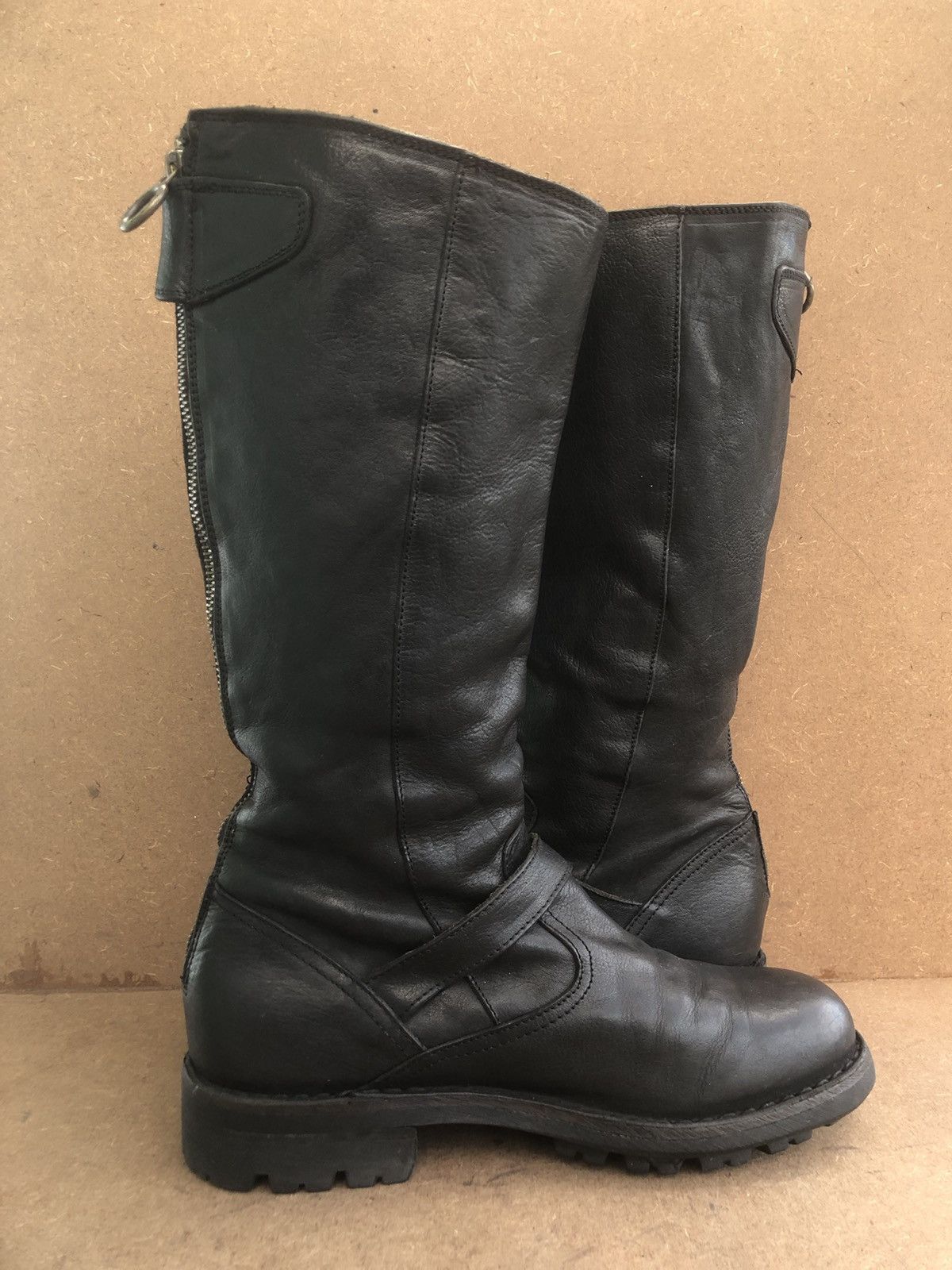 Fiorentini + Baker Fiorentini + Baker Black Leather Women’s Boots Size 38.5 Size US 5.5 / IT 35.5 - 7 Thumbnail