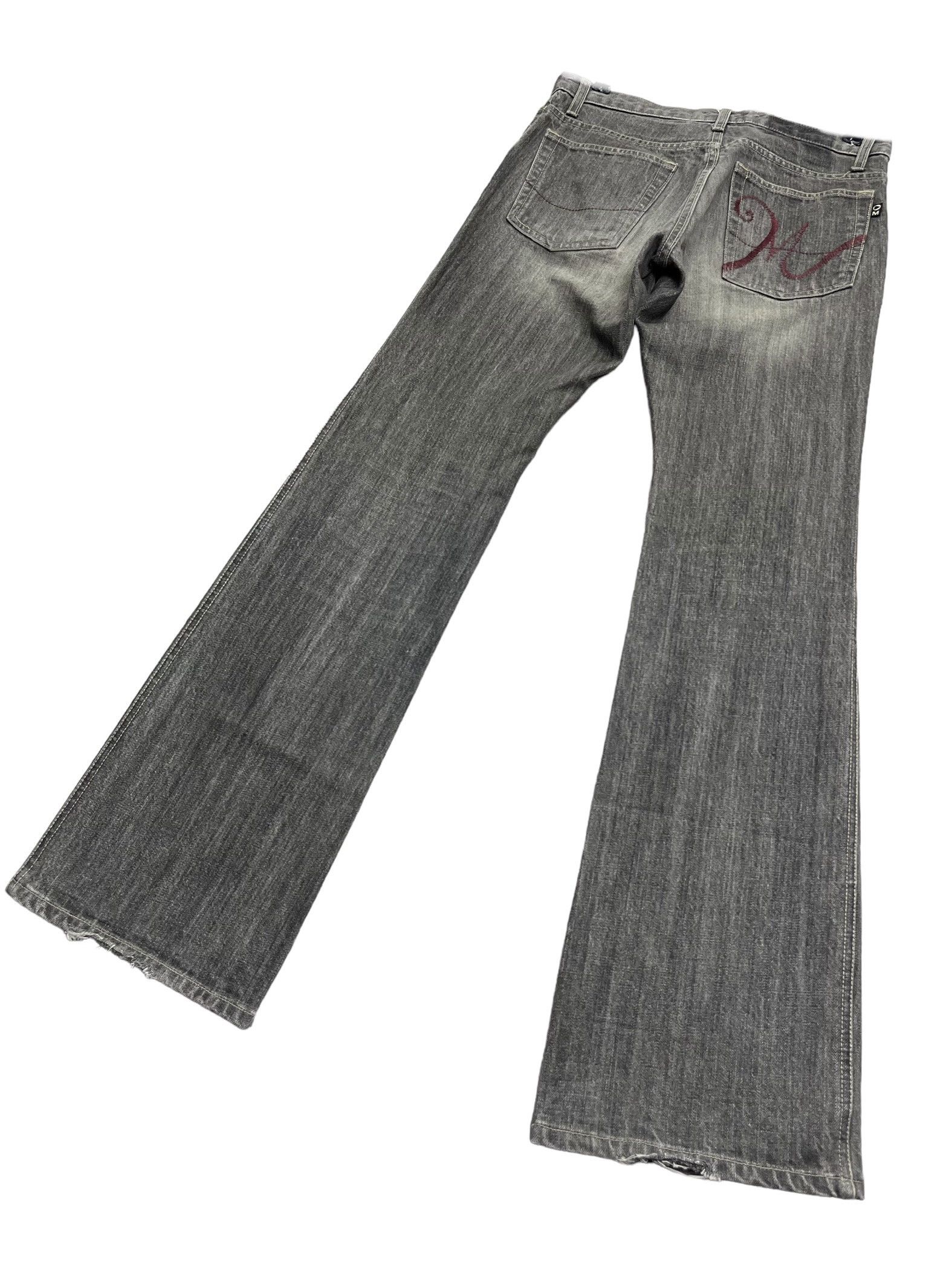 Undercover 🔥90’s MORGAN HOMME Mud Wash Black Slim Flare LGB Style Size US 29 - 9 Thumbnail