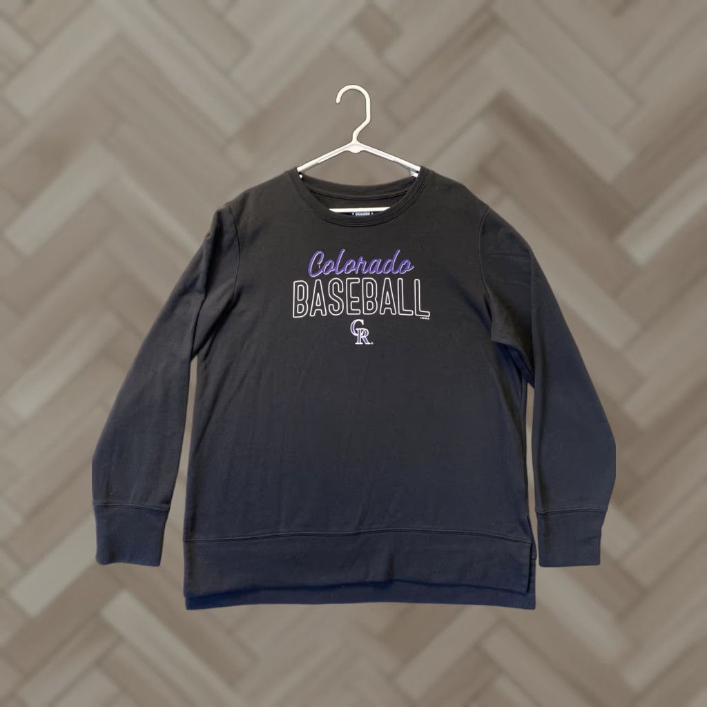 Vintage Genuine Merchandise Womens XXL Pullover Long Sleeve Sweatshirt Black/63-54 Size XXL / US 16-18 / IT 52-54 - 1 Thumbnail