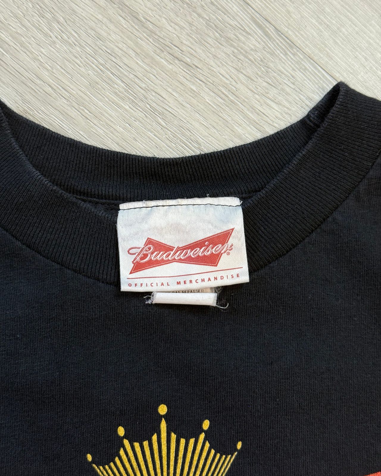 Budweiser 2011 Budweiser King of Beers Logo Black T-Shirt - Size Small Size US S / EU 44-46 / 1 - 4 Thumbnail