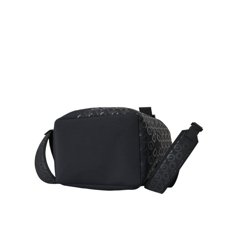 Dolce & Gabbana Dolce & Gabbana Black Neoprene Nylon DG Logo School Backpack Size ONE SIZE - 6 Thumbnail