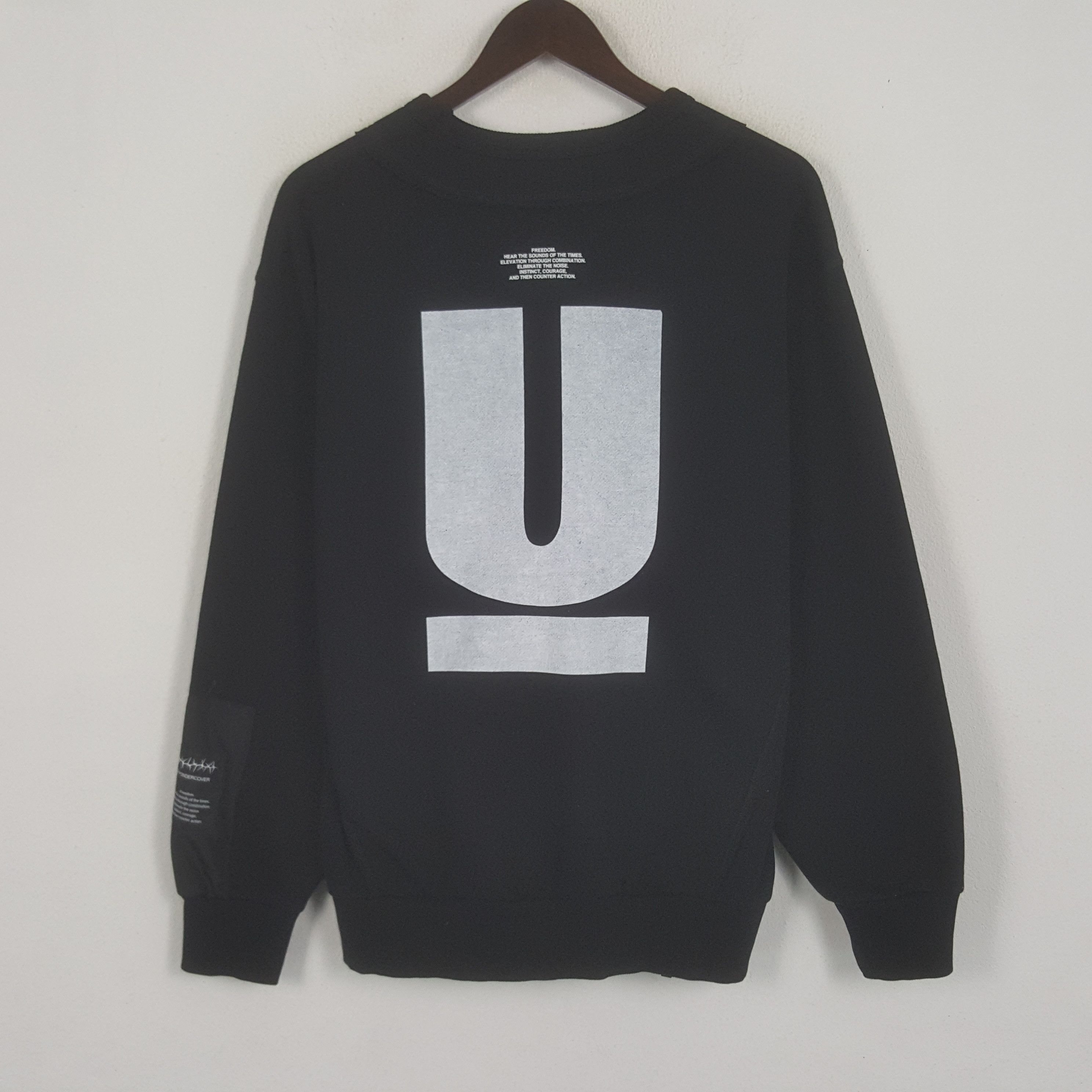 Japanese Brand × Undercover × Vintage Gu X Undercover Custom Art Big U Style Rare Sweatshirt Size US L / EU 52-54 / 3 - 1 Thumbnail