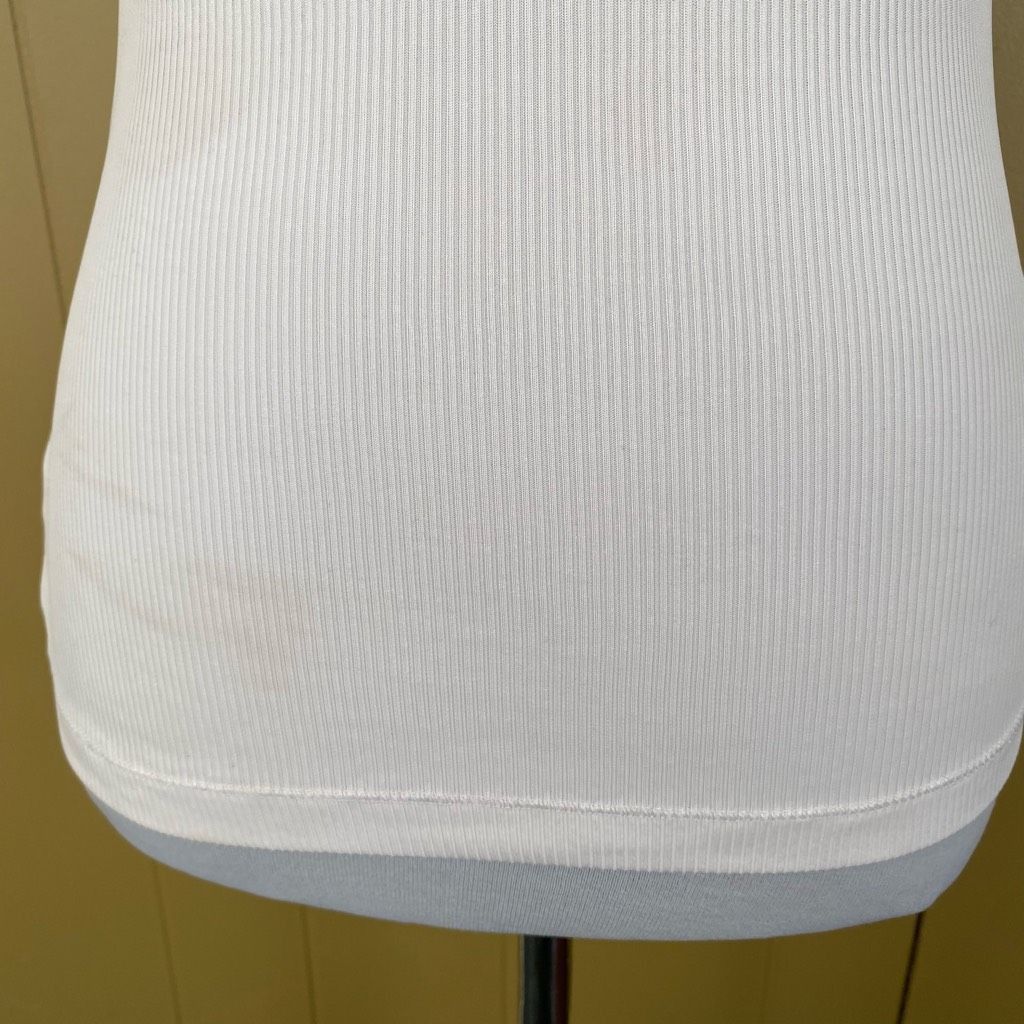 Adidas Adidas women XS racerback ribbed tank top white Size XS / US 0-2 / IT 36-38 - 3 Thumbnail