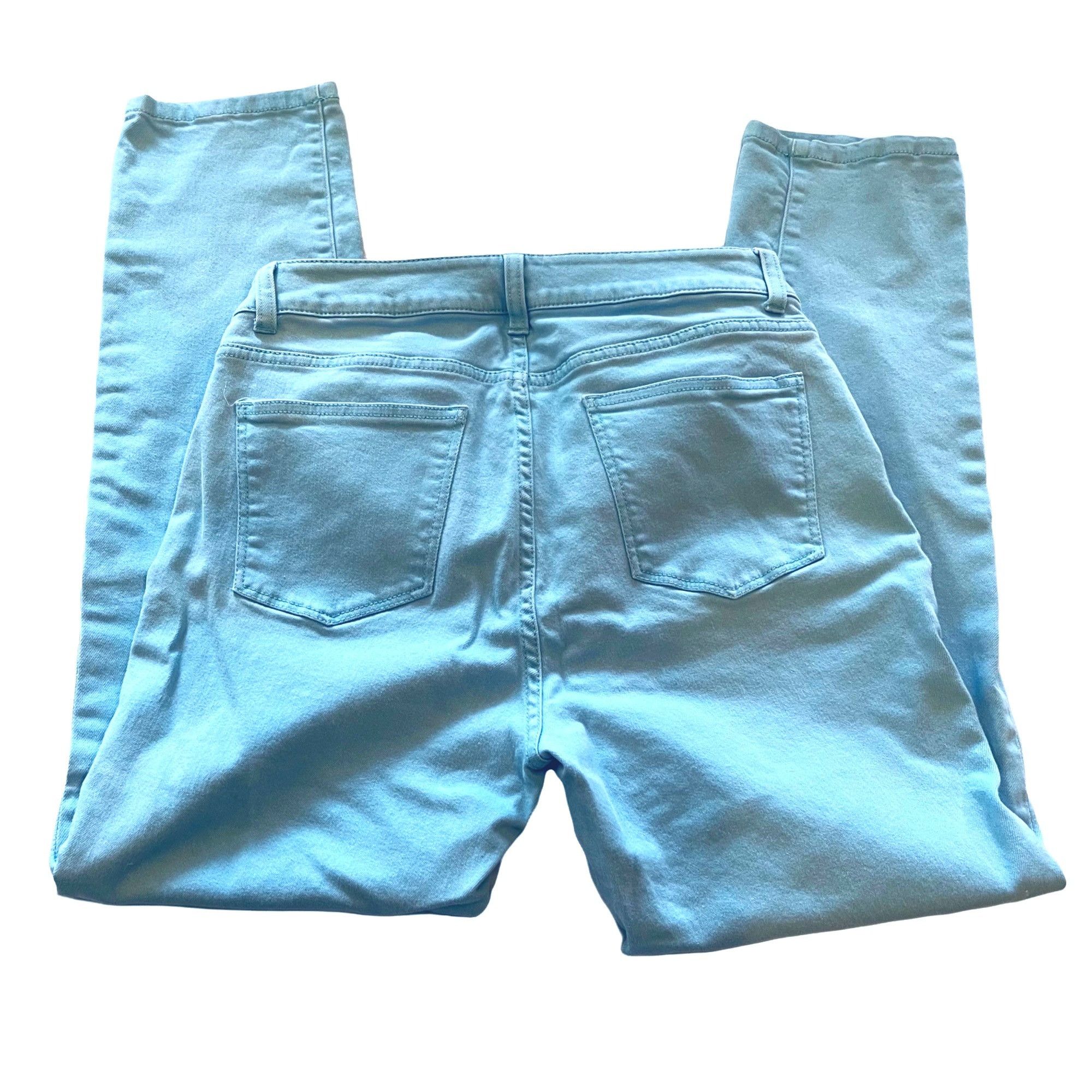 Talbots Talbots Heritage Ankle Jeans Women's 10 Turquoise Stretch Size 30" / US 8 / IT 44 - 9 Thumbnail