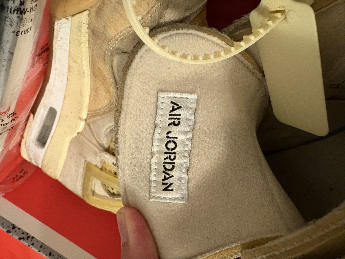 Nike × Off-White Off-White Nike Air Jordan 4 Sail US8 Size US 8 / EU 41 - 19 Thumbnail