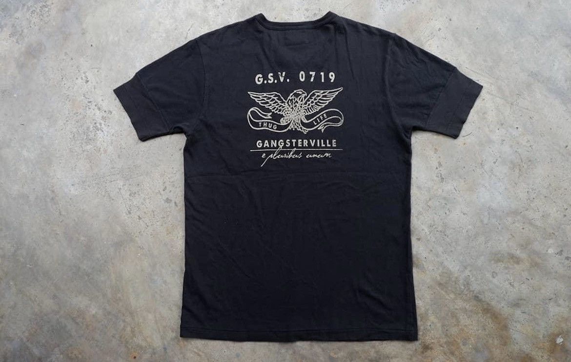 Japanese Brand Gangsterville pocket t shirt Size US S / EU 44-46 / 1 - 2 Thumbnail