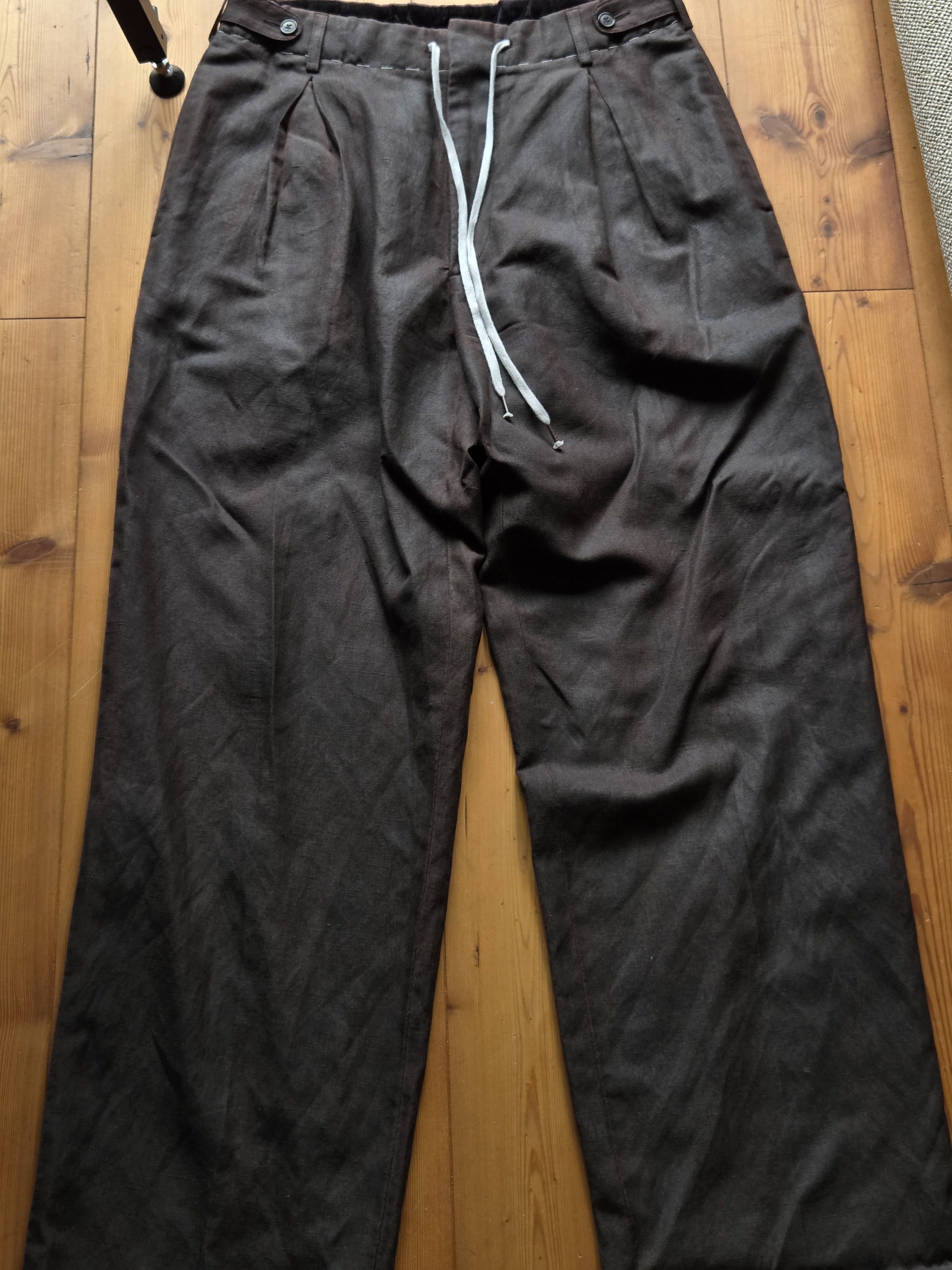 Maison Margiela Wool Linen Pants Size US 30 / EU 46 - 1 Thumbnail