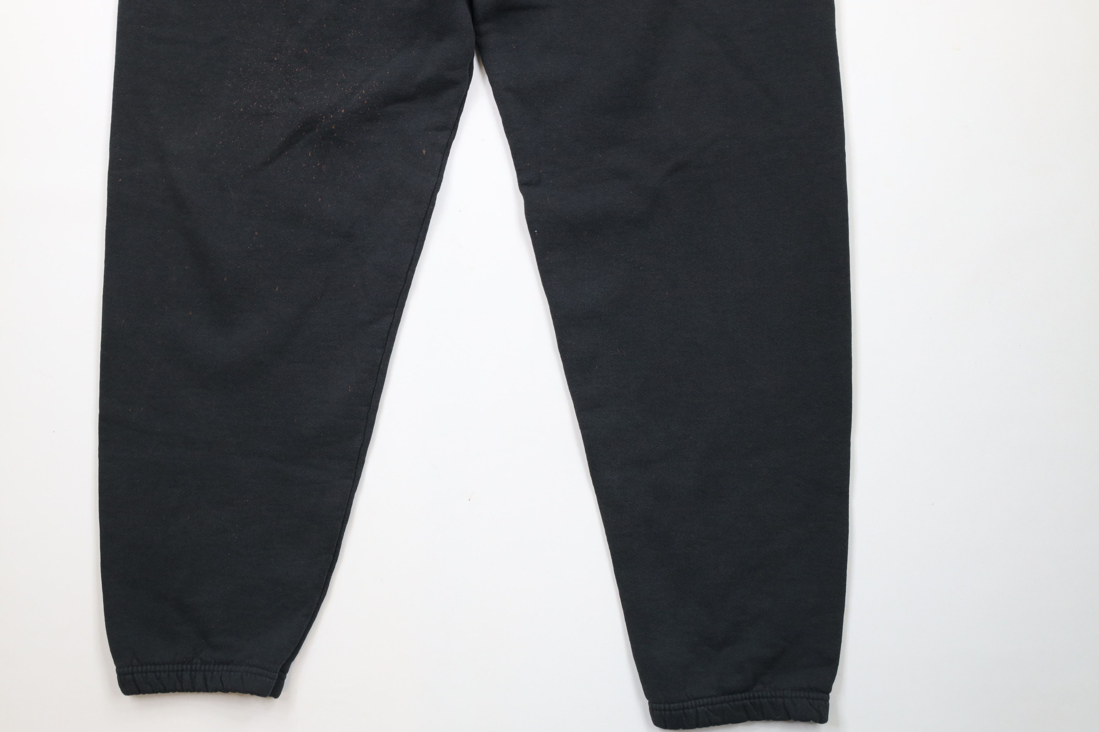 Vintage Vintage 90s Streetwear Blank Sweatpants Joggers Black USA Size US 38 / EU 54 - 4 Thumbnail