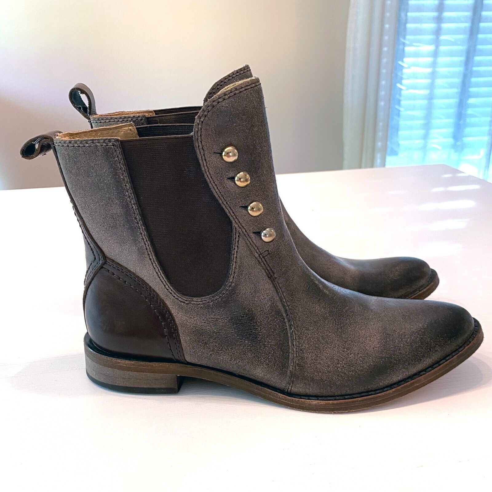 Lucchese Lucchese Women's Calf Short Riding Boots Size 7.5 M Size US 7.5 / IT 37.5 - 2 Thumbnail