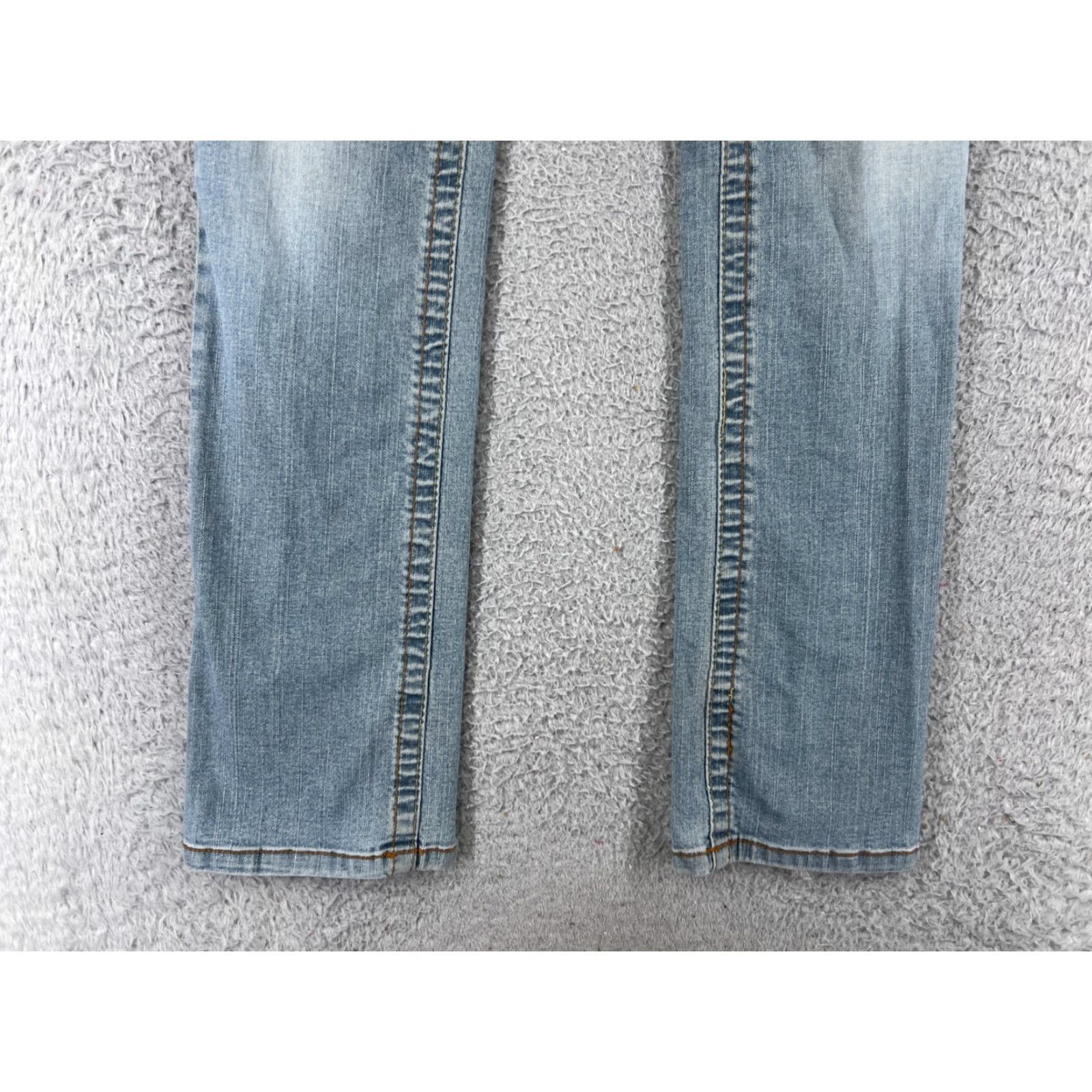 American Eagle Outfitters VINTAGE American Eagle Outfitters Jeans Womens 3 Blue Denim Light Wash Straight Cotton Low 23x31 Women's Jeans Size 26" / US 2 / IT 38 - 5 Thumbnail