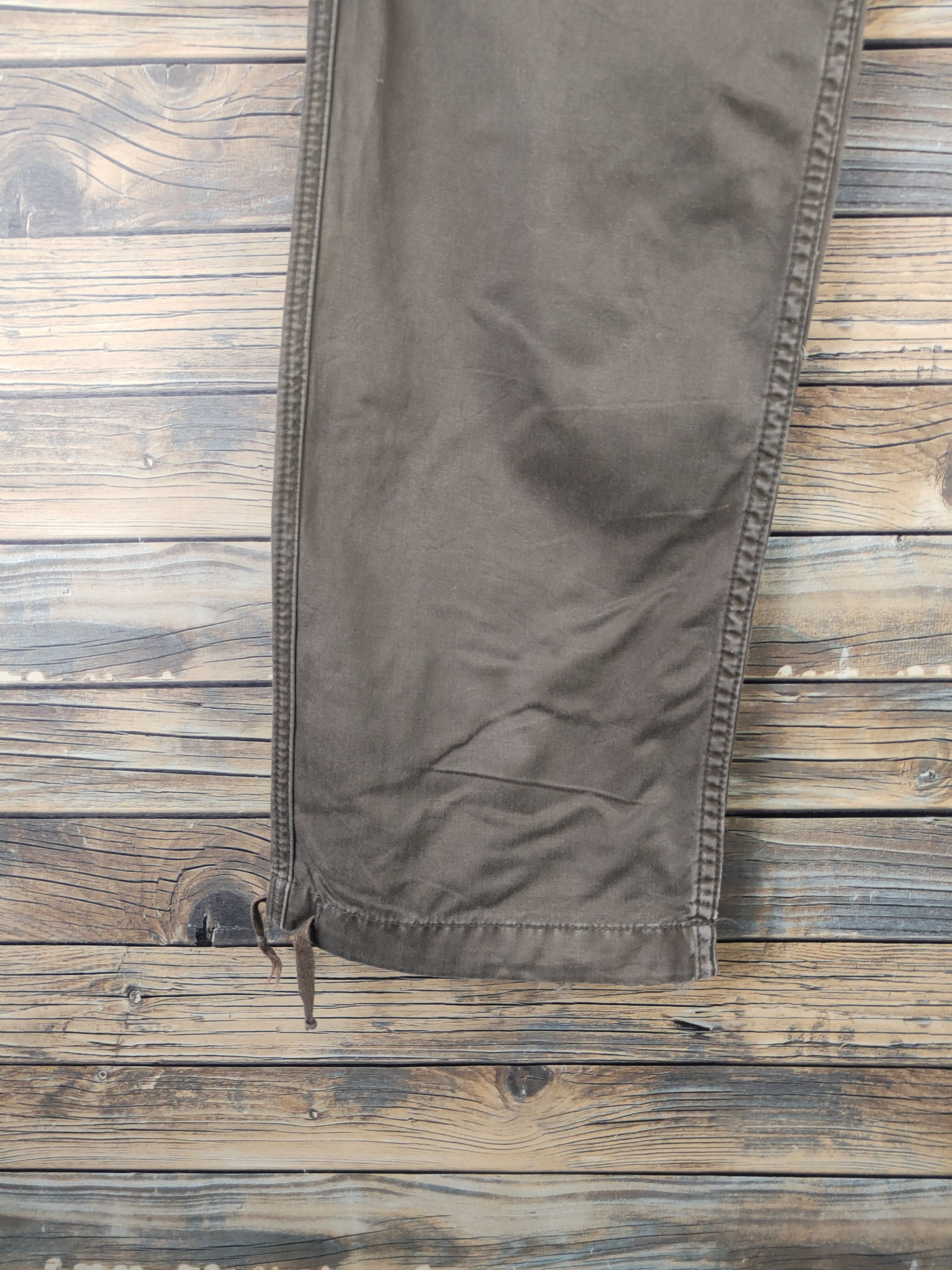 Japanese Brand DL Back Number Brown Multipocket Cargo Pants #46-235T Size US 32 / EU 48 - 4 Thumbnail