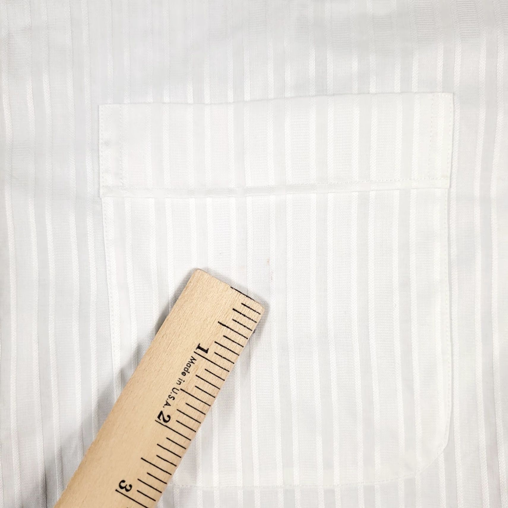 Tommy Bahama Tommy Bahama Shirt Mens Dress Shirt Striped Ivory 100% Cotton Long Sleeve Button Up Collared Size 42R - 3 Thumbnail