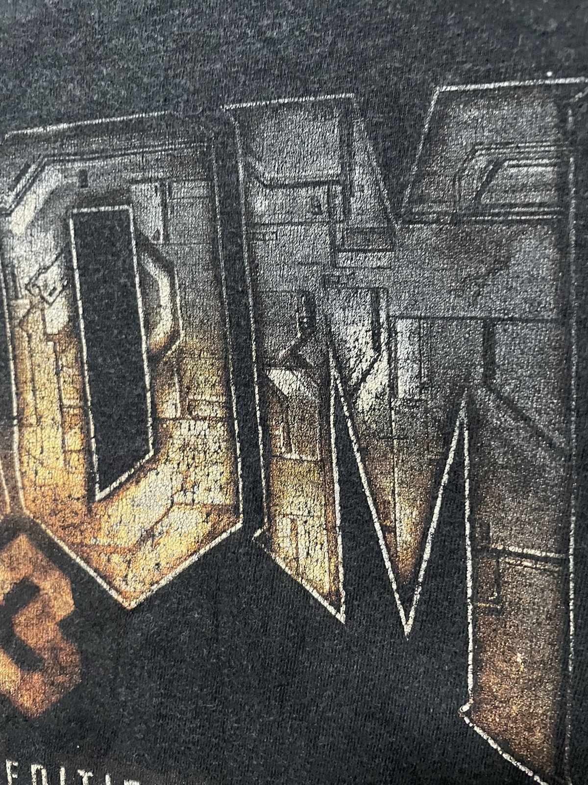 The Game Doom 3 Game Pc BFG Edition Promo Vintage T-Shirt Size US L / EU 52-54 / 3 - 5 Thumbnail