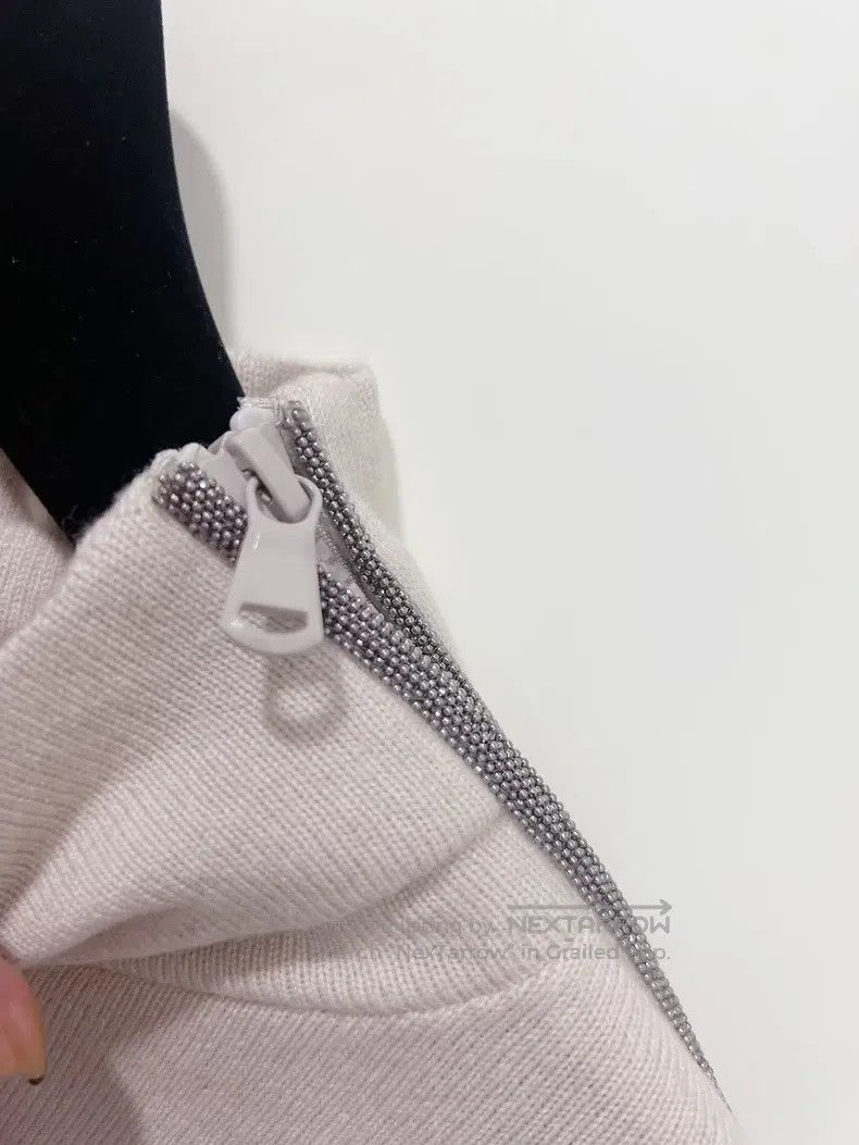 Brunello Cucinelli Brunello Cucinelli Sandy Cashmere Knit Sweater Top Size M / US 6-8 / IT 42-44 - 3 Thumbnail