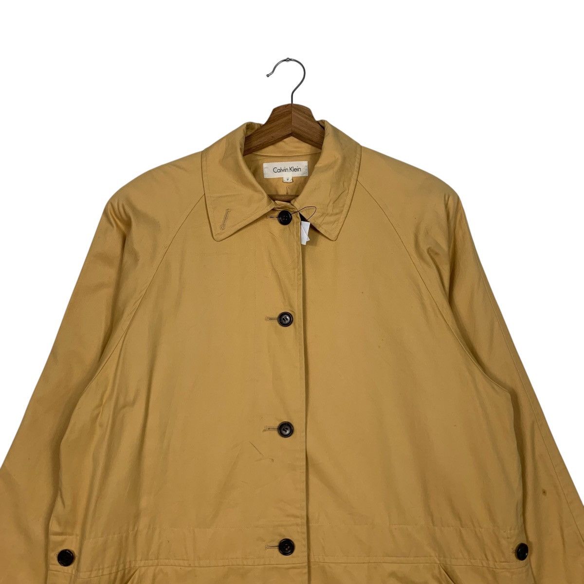 Calvin Klein CALVIN KLEIN Yellow Overcoat Jacket #2325-C104 Size US L / EU 52-54 / 3 - 2 Thumbnail