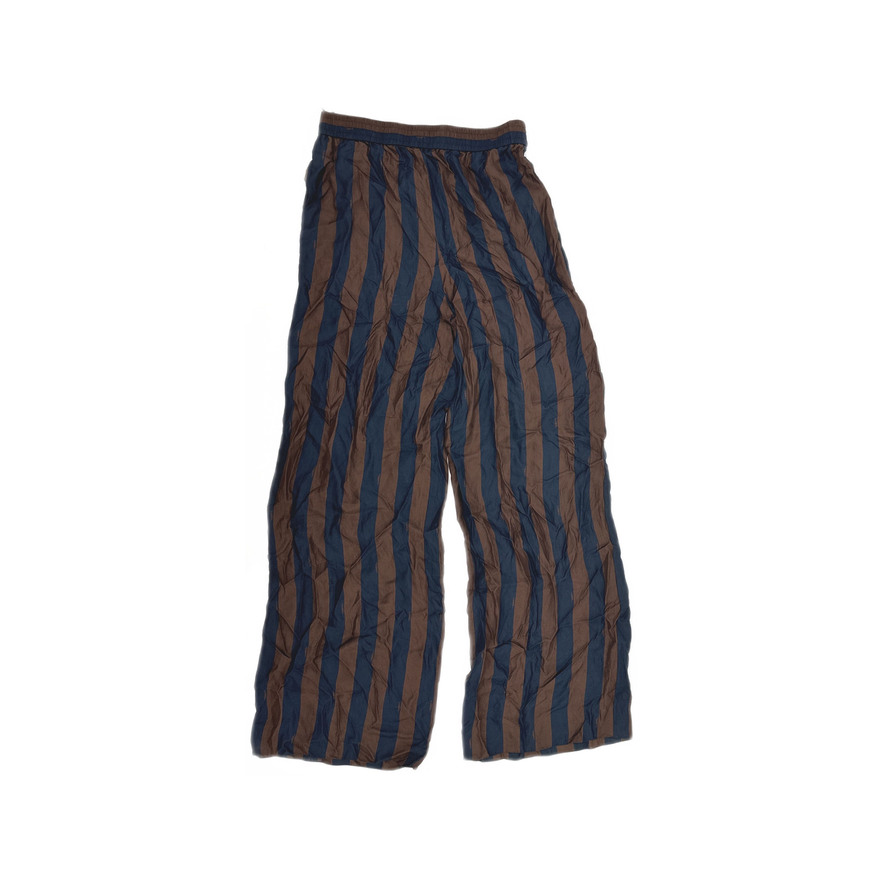 Fendi Fendi Striped Silk Pants Size 40 Size 27" / US 4 / IT 40 - 1 Thumbnail