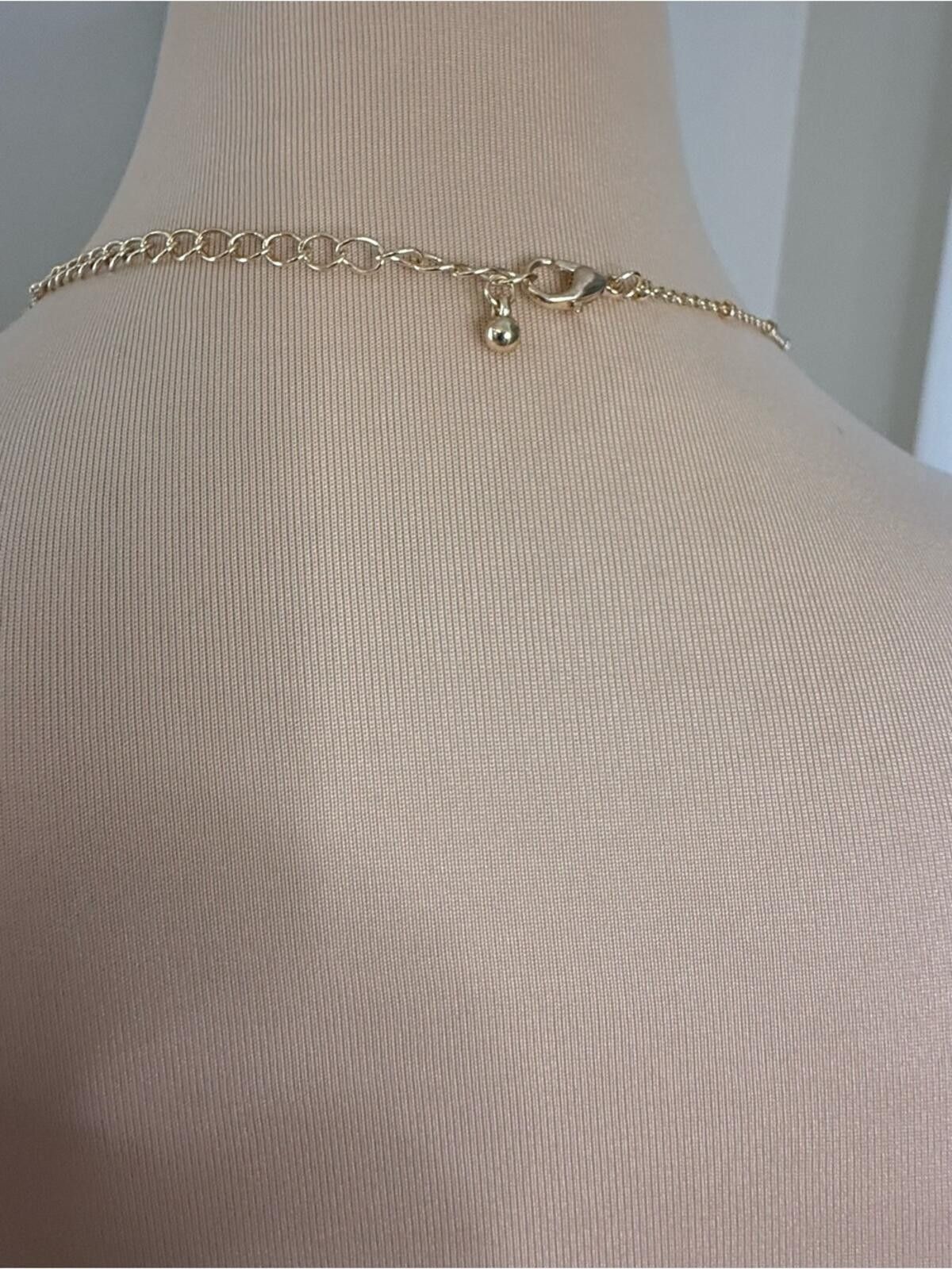 Other Evil eye necklace gold tone adjustable chain lobster clasp Size ONE SIZE - 4 Thumbnail